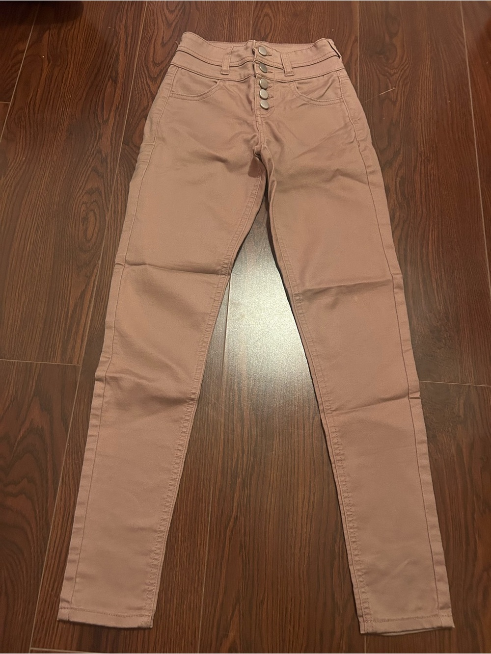 Tinsel Skinny Jeans in Dusty Rose